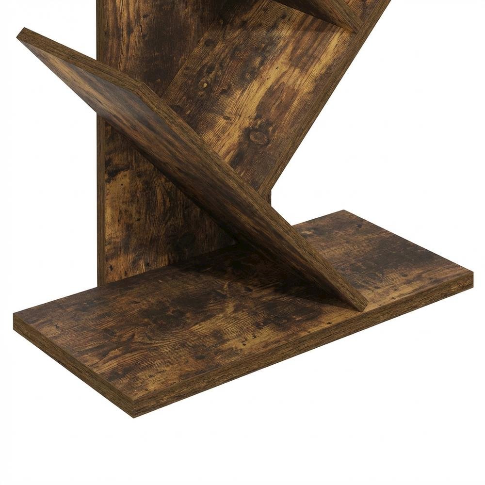 Wood Bookcase with Sturdy Construction and Elegant Finish