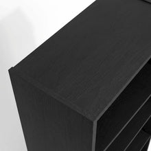 Bookcase with Wooden Finish and Open Shelving for Home Storage