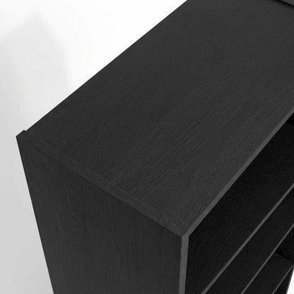 Bookcase with Wooden Finish and Open Shelving for Home Storage