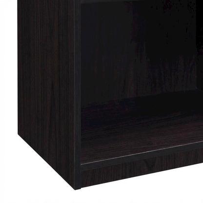 Wooden 3-Tier Bookcase with Storage Shelves for Living Room and Office