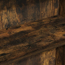 Wooden Bookcase in Finish with Open Shelves for Living Room Storage