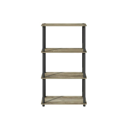 Wooden Bookcase with Shelves and Modern Design, Sturdy Storage Solution