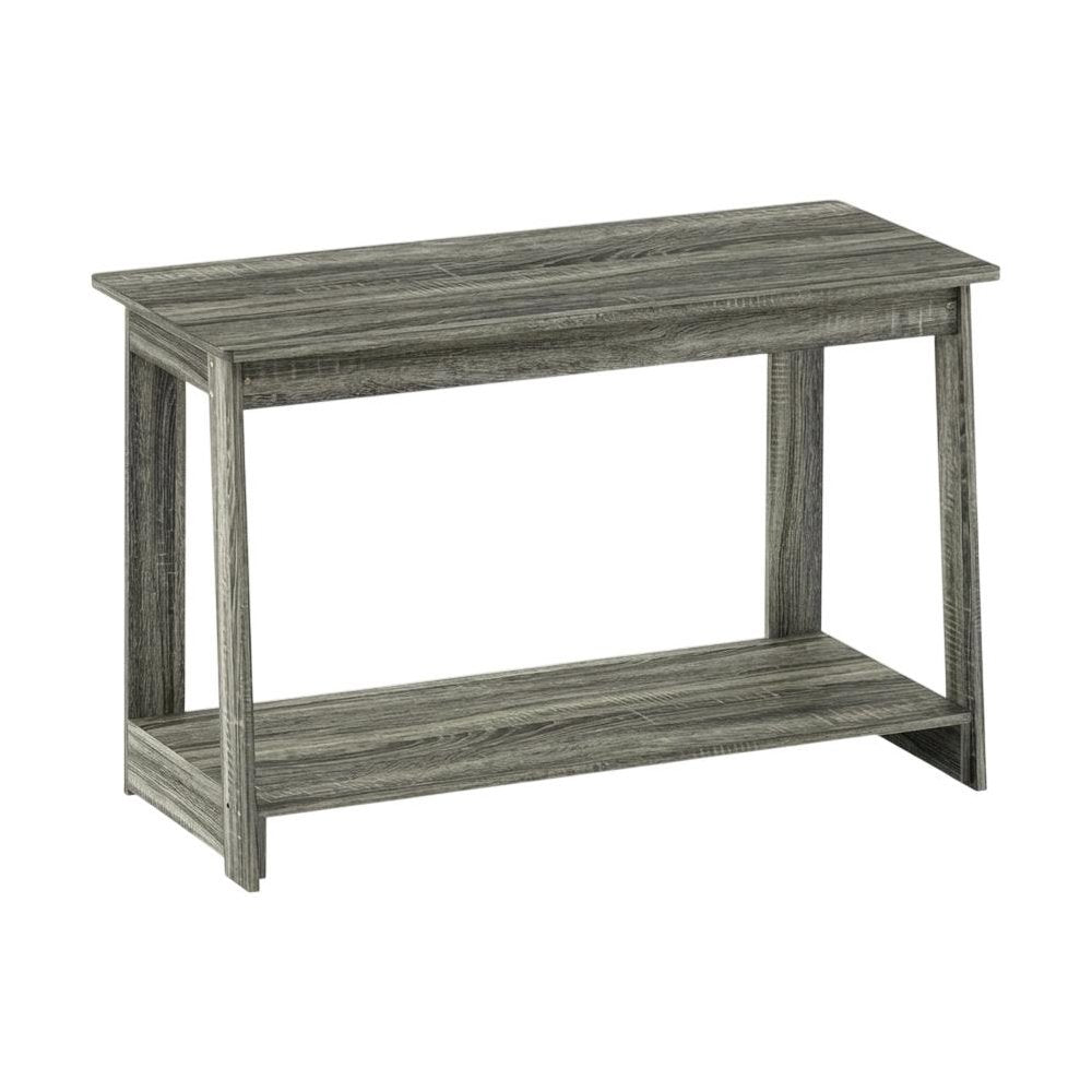 Wooden TV Stand in French Oak Grey with Modern Storage Design