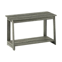Wooden TV Stand in French Oak Grey with Modern Storage Design