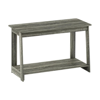 Wooden TV Stand in French Oak Grey with Modern Storage Design