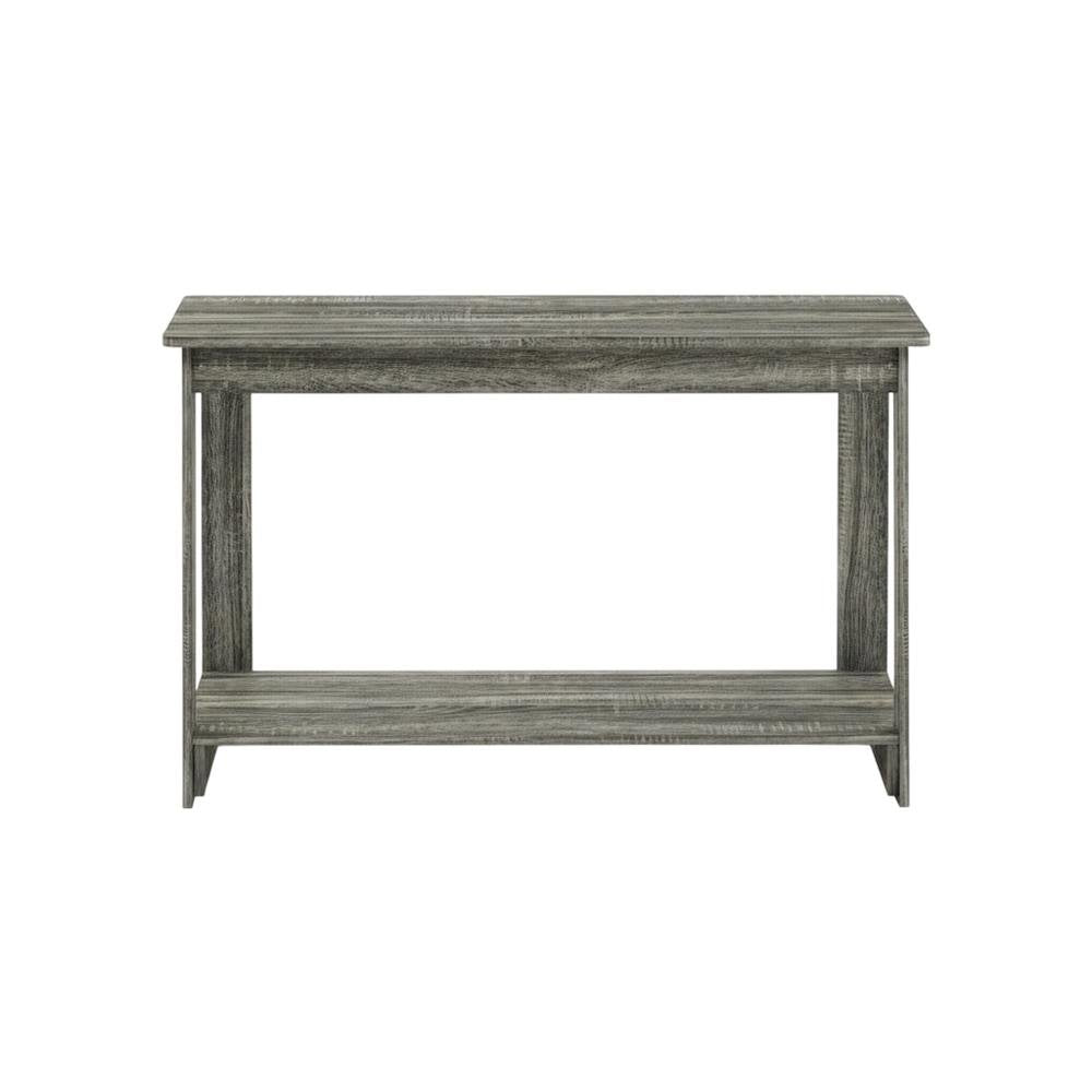Wooden TV Stand in French Oak Grey with Modern Storage Design