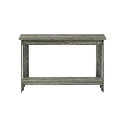 Wooden TV Stand in French Oak Grey with Modern Storage Design