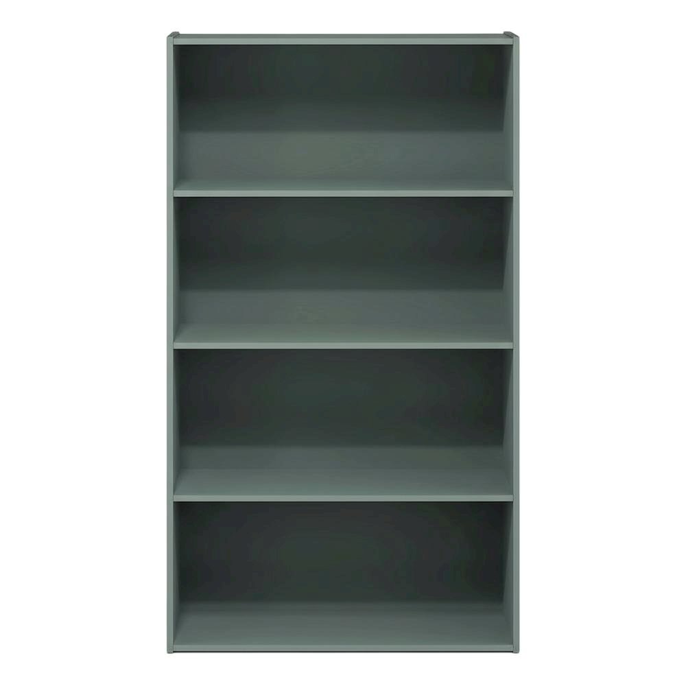 Wooden Bookcase with Engineered Wood Finish for Home Office Storage