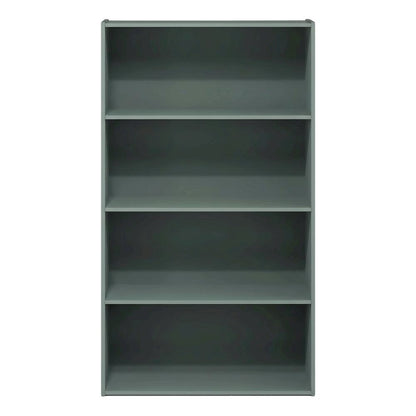 Wooden Bookcase with Engineered Wood Finish for Home Office Storage