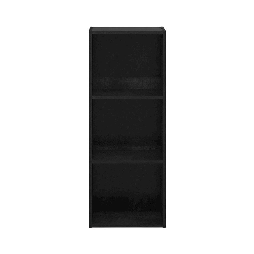 Blackwood 3-Tier No Tool Assembly Bookcase with Open Shelves for Storage