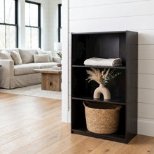 Espresso 3-Tier Bookcase with Adjustable Shelves for Organized Storage
