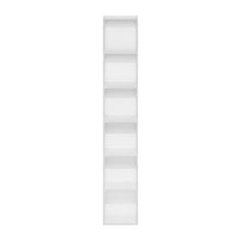 Wooden bookcase with classic design, sturdy construction for home, office