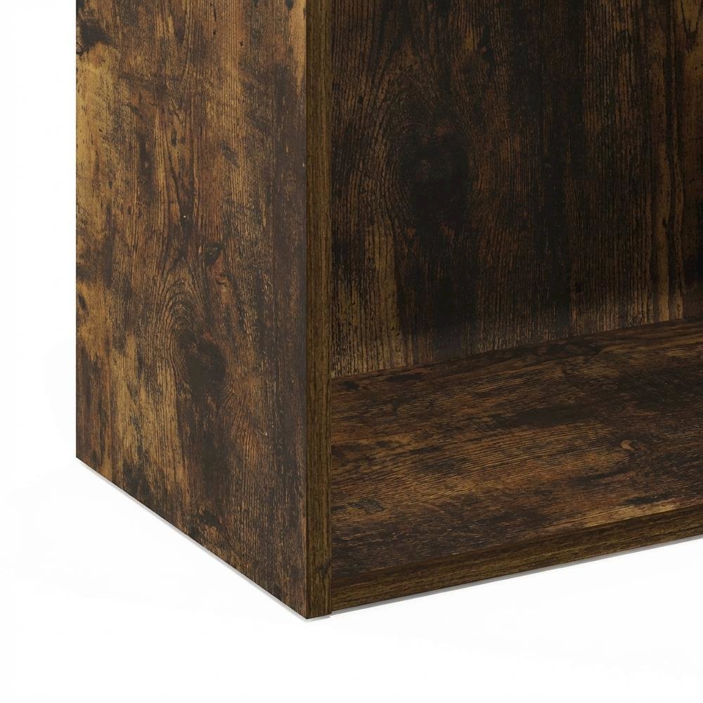 Wooden bookcase with sleek design for home or office storage