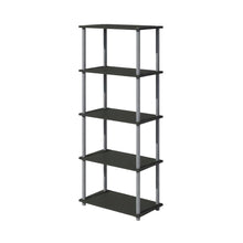 Wooden bookcase with modern design, sturdy construction, and ample storage space