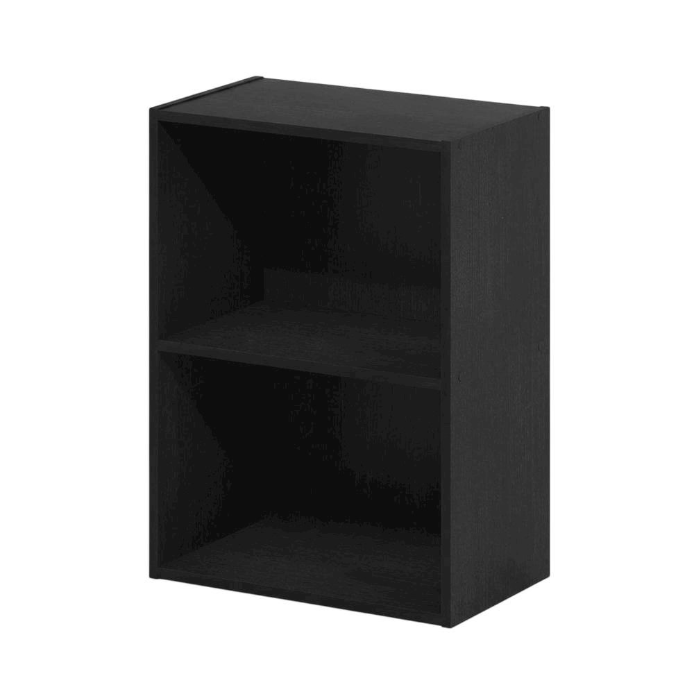 Wood Bookcase with Open Shelving and Classic Design for Home Office Storage