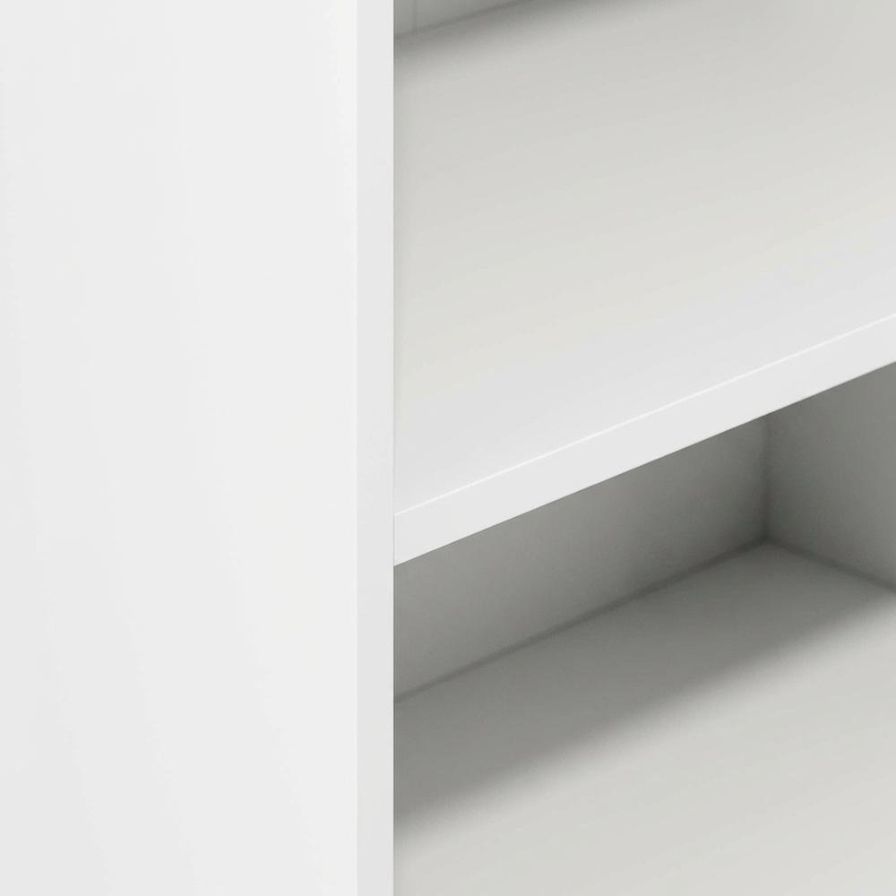 Wooden bookcase with simple design for home or office storage