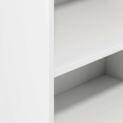 Wooden bookcase with simple design for home or office storage