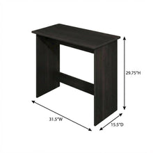 Black Espresso Computer Desk With Modern Workspace Design