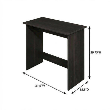 Black Espresso Computer Desk With Modern Workspace Design