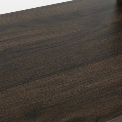 Dark Walnut Laptop Desk with Spacious Surface and Sturdy Design