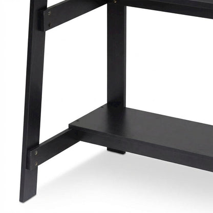 Espresso A Frame Computer Desk with Sleek Design and Sturdy Construction