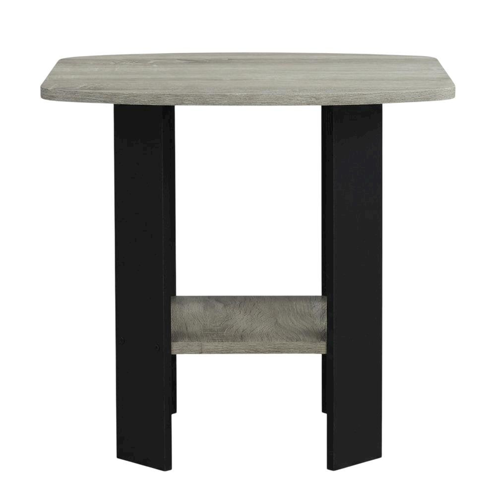 Set of Two Nightstands in Natural Finish with Modern Design