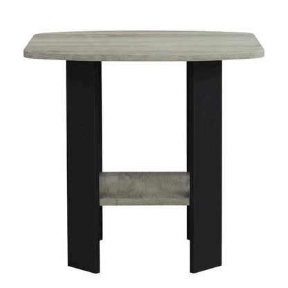 Set of Two Nightstands in Natural Finish with Modern Design