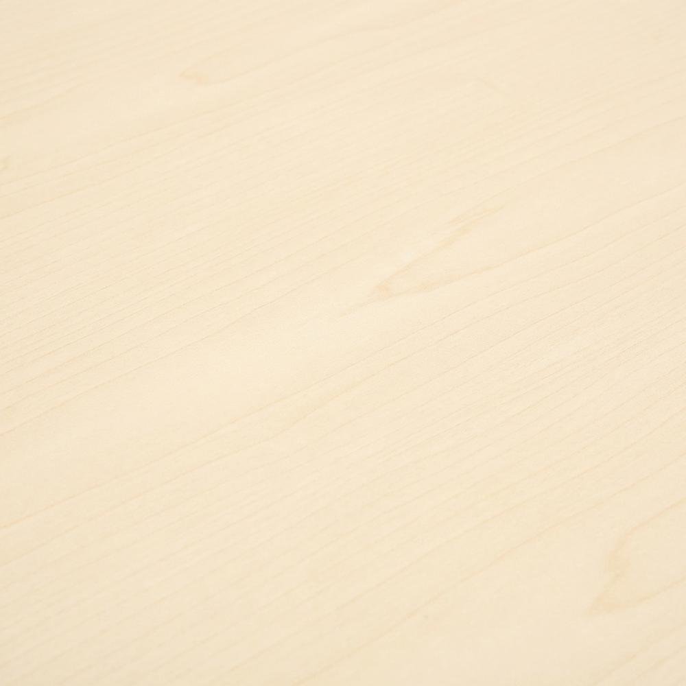 Steam Beech and Black Finish Nightstand with Bin Drawer for Bedroom