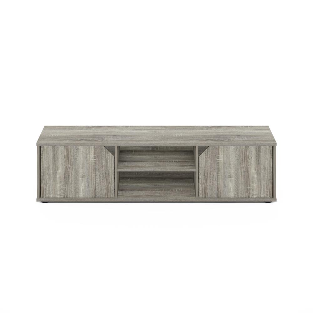 Furinno Classic TV Stand for TV up to 55 Inch, French Oak