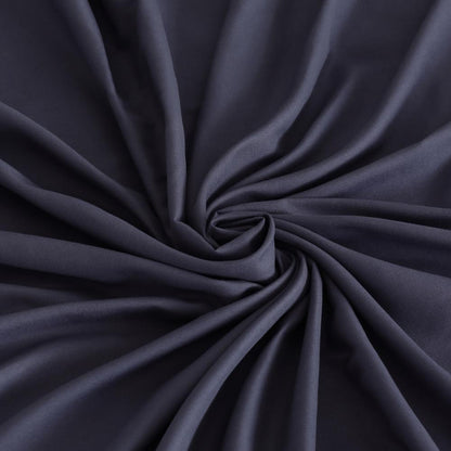 Furinno Angeland Vienne 4-Piece Microfiber Bed Sheet Set, Queen, Navy Blue