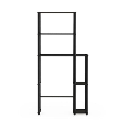 Turn-N-Tube Toilet Space Saver with 5 Shelves, Espresso/Black, 17050EX/BK
