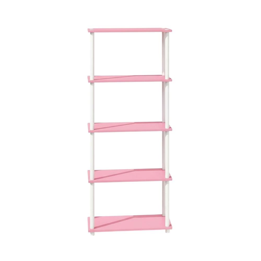 Wooden bookcase with open shelving for versatile storage