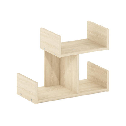 Wooden Desktop Bookshelf Storage Organizer,
