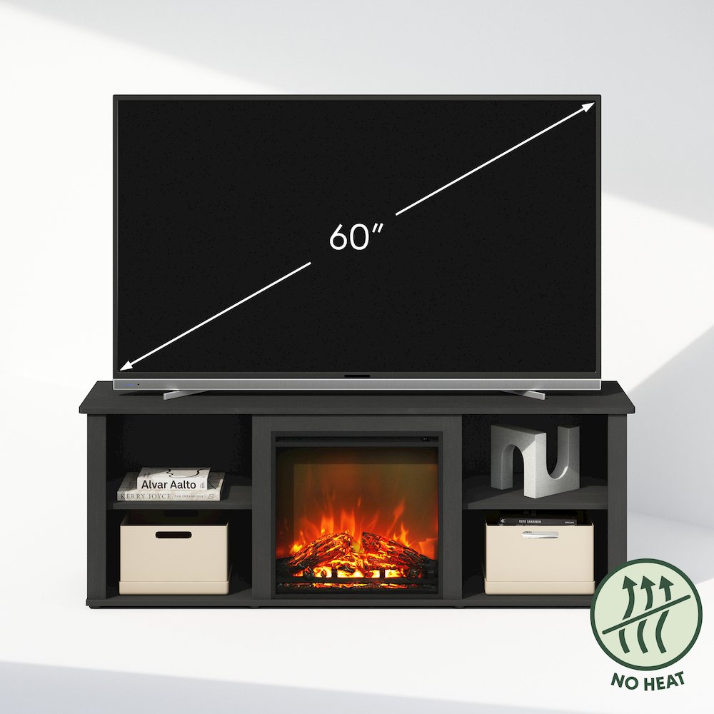 Electric Fireplace TV Stand, Entertainment Center for TV up to 60 Inch