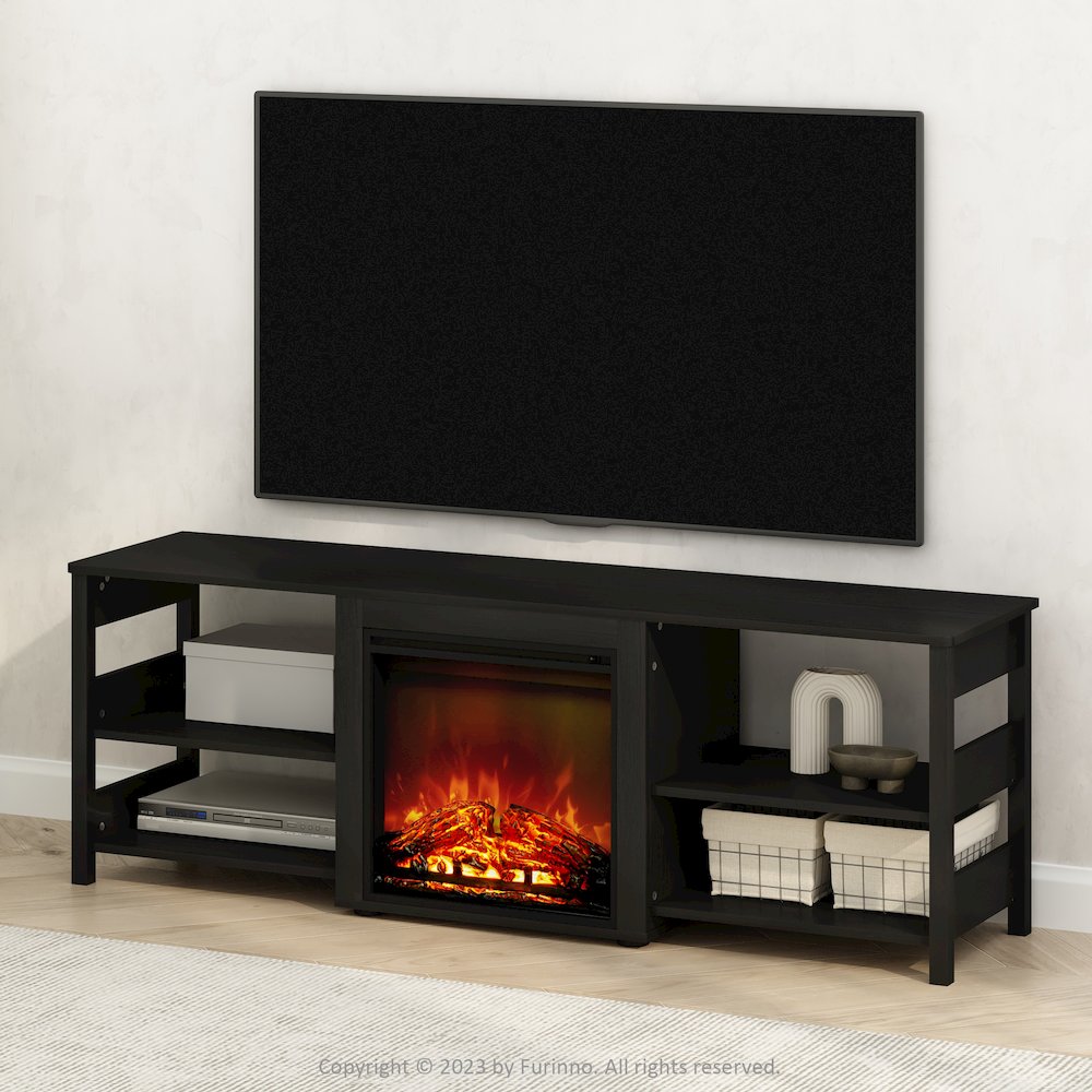 Electric Fireplace TV Stand, Entertainment Center for TV up to 70 Inch