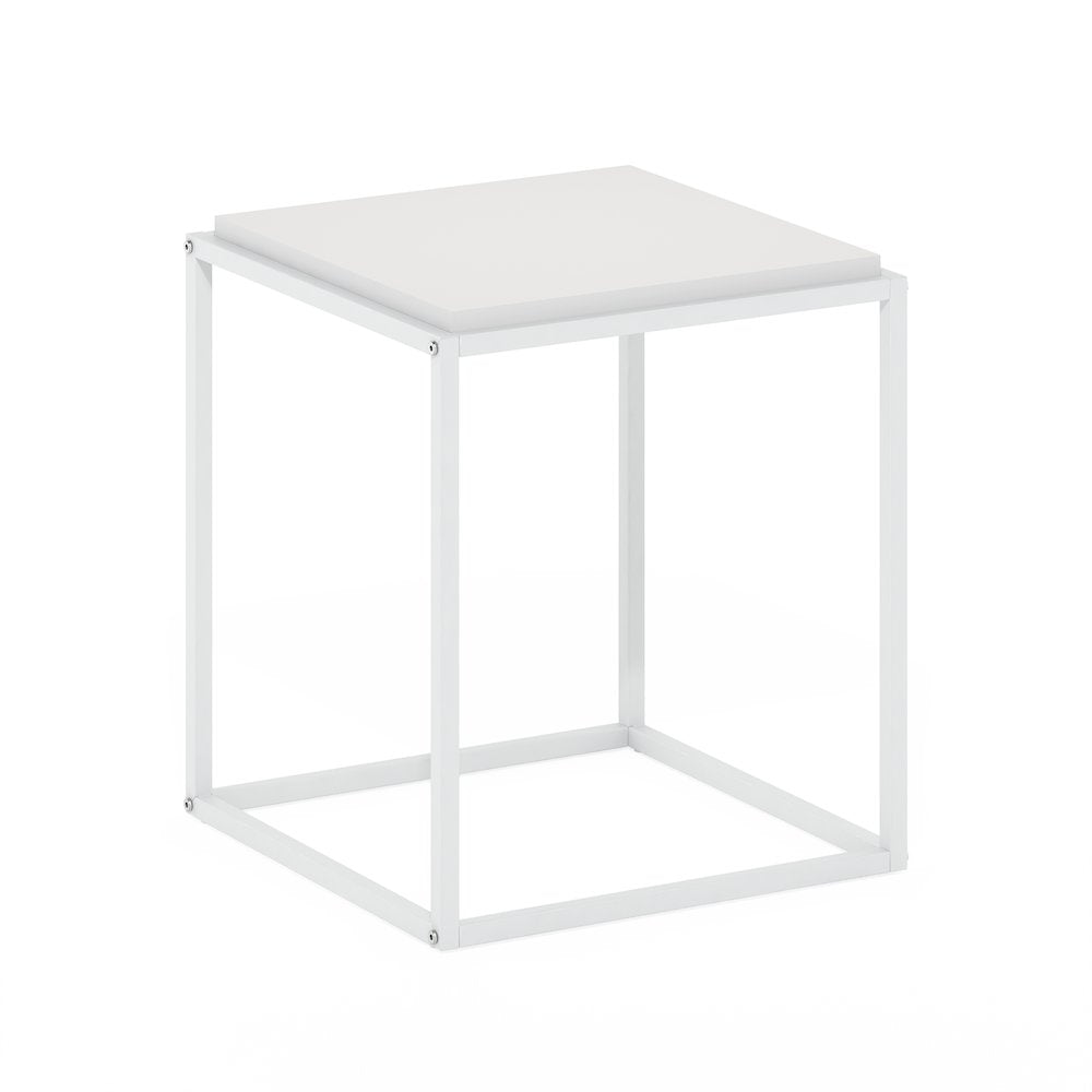 Moretti Modern Lifestyle Stackable Shelf, 1-Tier, Solid White/White