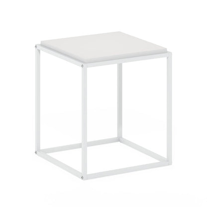 Moretti Modern Lifestyle Stackable Shelf, 1-Tier, Solid White/White