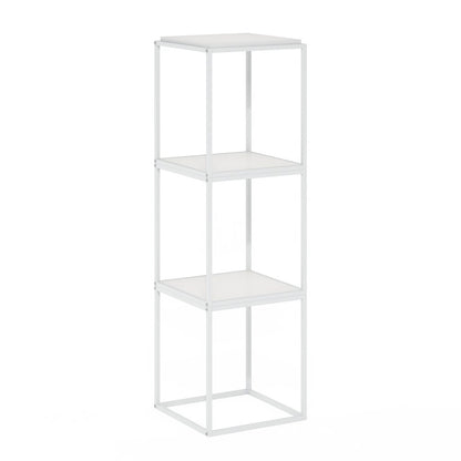 Moretti Modern Lifestyle Stackable Shelf, 1-Tier, Solid White/White
