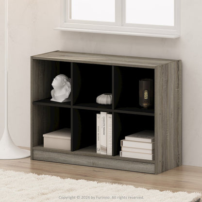 Basic 3x2 Cube Organizer Shelf Storage, Bookcase, French Oak