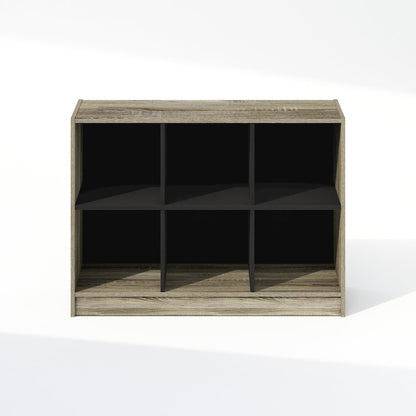 Basic 3x2 Cube Organizer Shelf Storage, Bookcase, French Oak