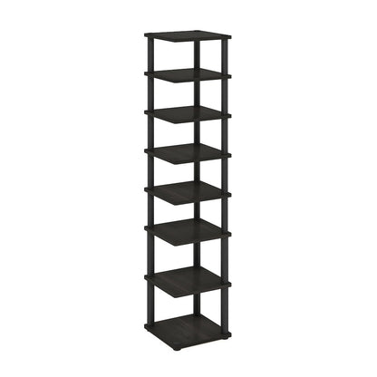 8-Tier Vertical Space Saving Free Standing Shoe Tower, Shoe Rack