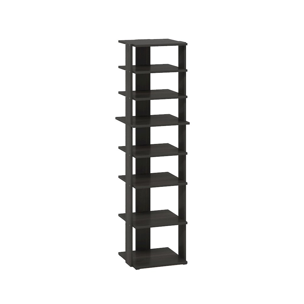 8-Tier Vertical Space Saving Free Standing Shoe Tower, Shoe Rack