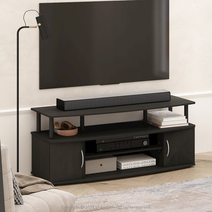 JAYA Large Entertainment Center Hold up to 55-IN TV, Darkwood