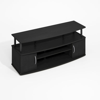 JAYA Large Entertainment Center Hold up to 55-IN TV, Darkwood