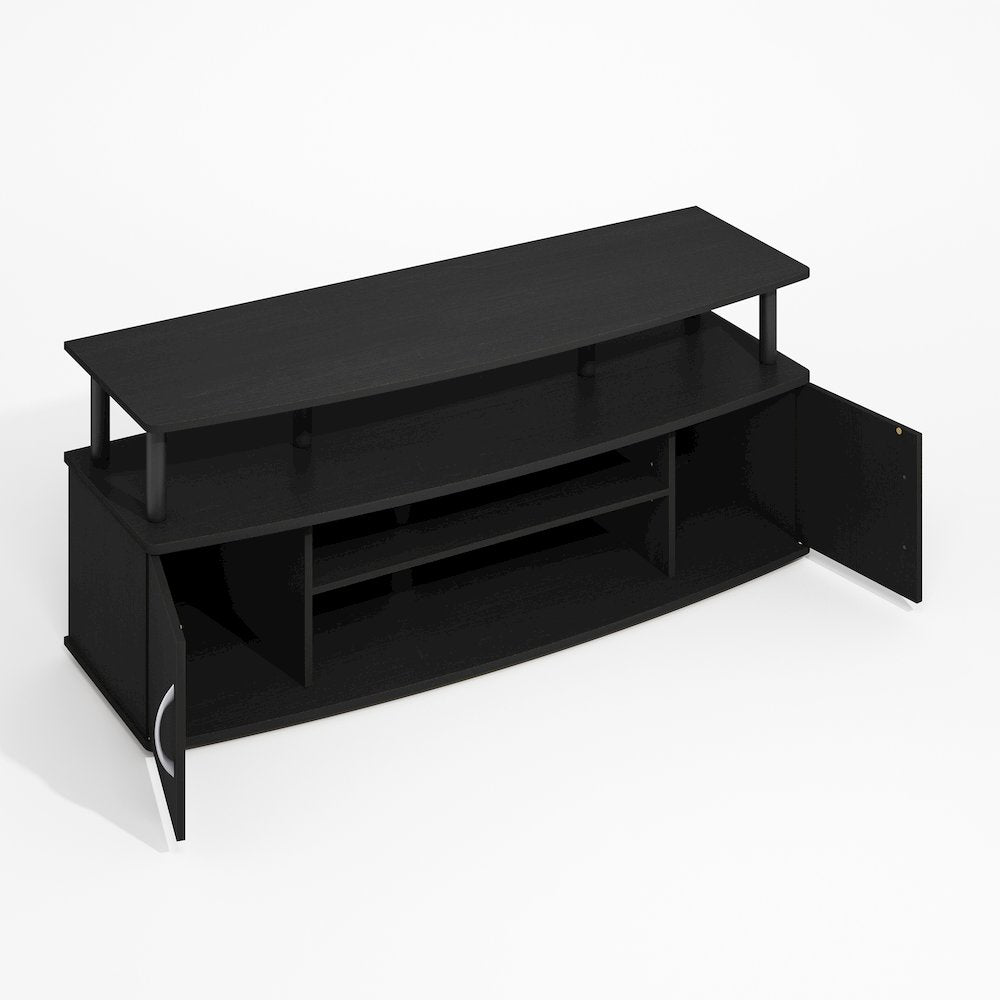JAYA Large Entertainment Center Hold up to 55-IN TV, Darkwood