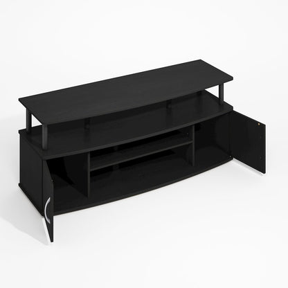 JAYA Large Entertainment Center Hold up to 55-IN TV, Darkwood
