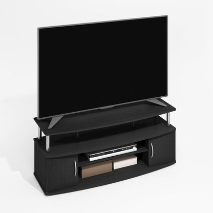 JAYA Large Entertainment Center Hold up to 55-IN TV, Dark Americano