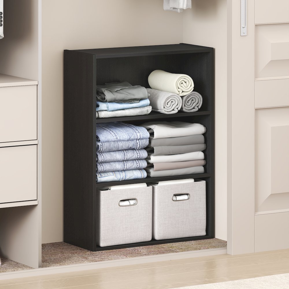 3-Tier Closet Organizer, Open Shelf Closet Storage