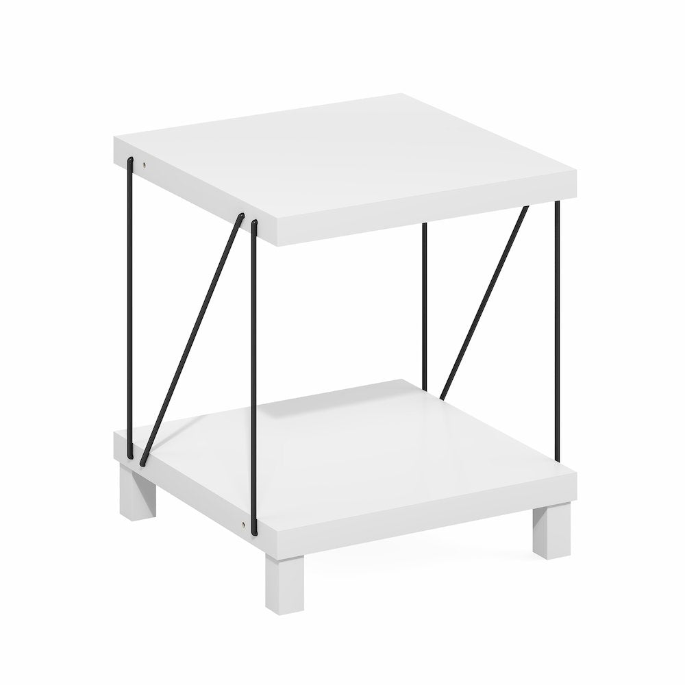 Basic 4-Tier Open Shelf Bookcase, Bookshelf, Storage Organizer, 7 x 17 x 35