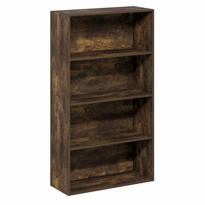 JAYA Book Shelf, 4-Tier Book Shelf, Standing Bookshelf, 9.5 x 23.6 x 41.9